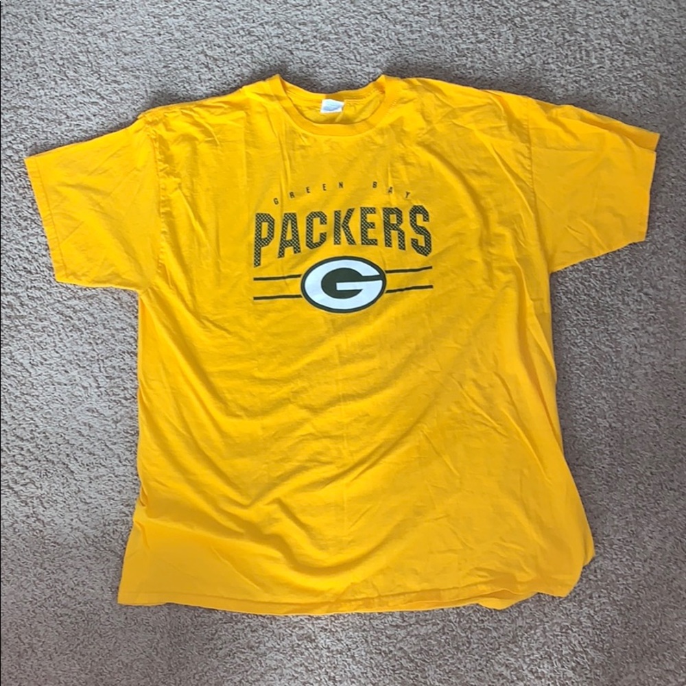 NEW YELLOW GREEN BAY PACKERS T-SHIRT